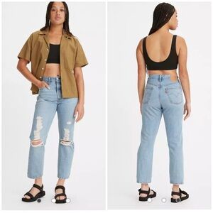 Levi's Premium 501 ORIGINAL CROPPED WOMEN'S JEANS Size 30